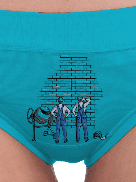 Zedníci dámské kalhotky Turquoise