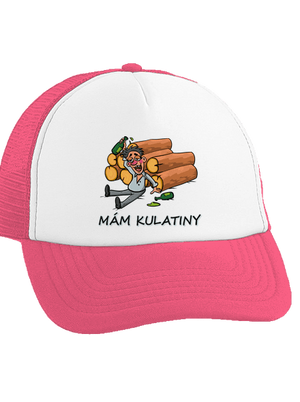 Mám kulatiny kšiltovka truckerka Fluorescent Pink cap