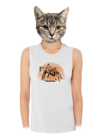 Sklípkan dámské tílko volné White