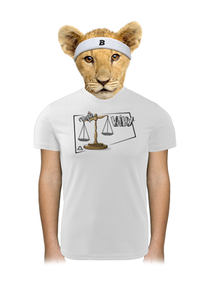 Kočičí horoskop: Váhy dětské sportovní tričko White