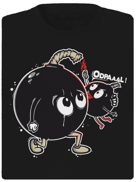 Bomby dámské sportovní tričko Black