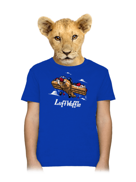 Luftwaffle dětské tričko Royal Blue