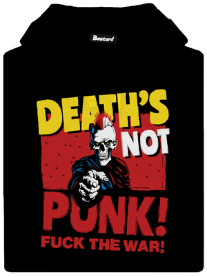 Death's not punk dámská mikina klokanka Black