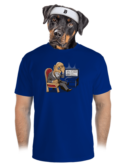 Masaryk pánské sportovní tričko Royal Blue Mal