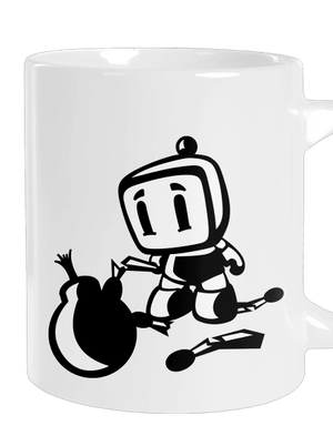 Bomberman velký hrnek White