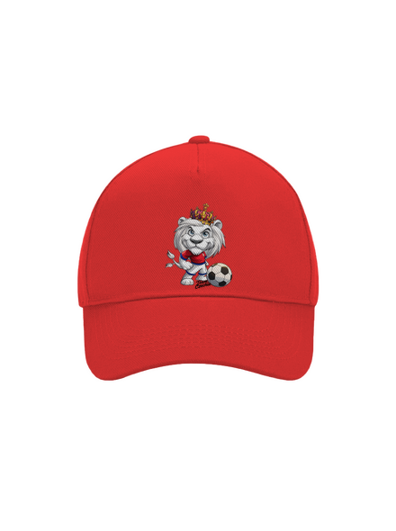 Fotbalový lev kšiltovka baseballka Classic Red