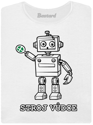 Strojvůdce dámské tričko s lemem White