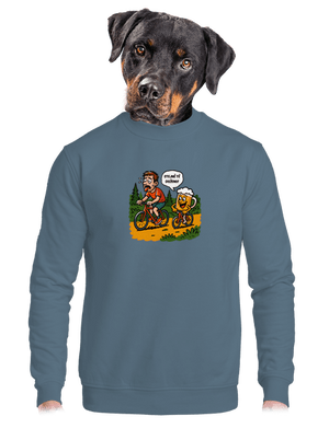 unisex mikina bez kapuce