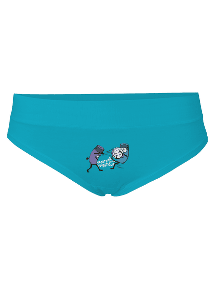 Vybitej dámské kalhotky Turquoise