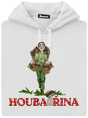 Houbadřina dámská mikina klokanka White