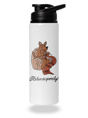 Pletu si povely lahev na vodu White