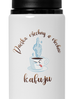 Všechno kafuju lahev na vodu White