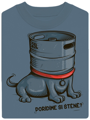 Štěně unisex mikina bez kapuce Nordic Blue