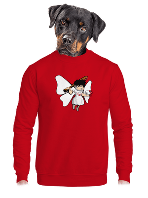 unisex mikina bez kapuce