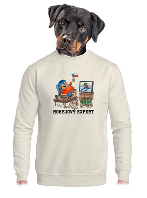 unisex mikina bez kapuce