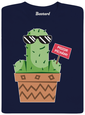 Pozor píchám pánské dlouhý rukáv Navy