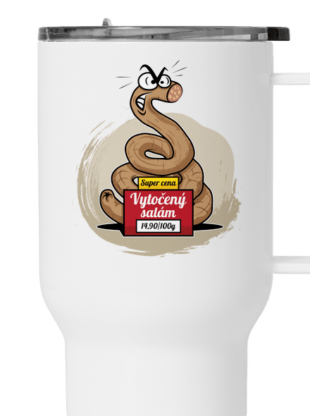 Vytočený salám termohrnek White