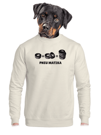 unisex mikina bez kapuce