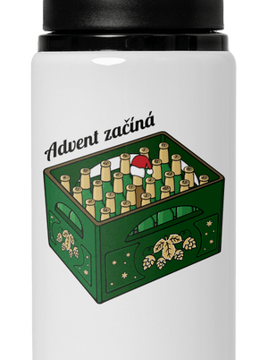 Advent začíná lahev na vodu White