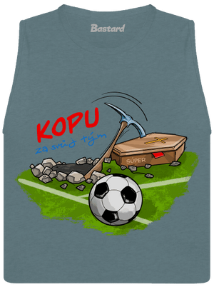 Kopu za svůj tým dámské tílko volné Heather Deep Teal