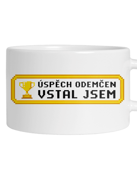 Vstal jsem hrnek makronka White