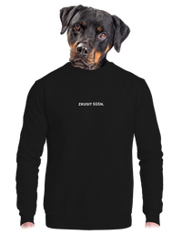 unisex mikina bez kapuce