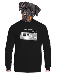 unisex mikina bez kapuce