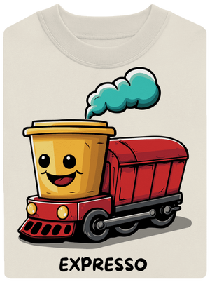 Expresso unisex mikina bez kapuce Off White