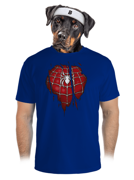 Spider Inside pánské sportovní tričko Royal Blue Mal