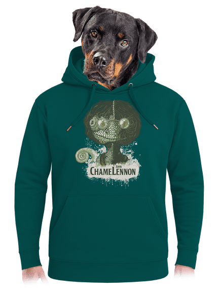 ChameLennon unisex mikina premium Emerald Green