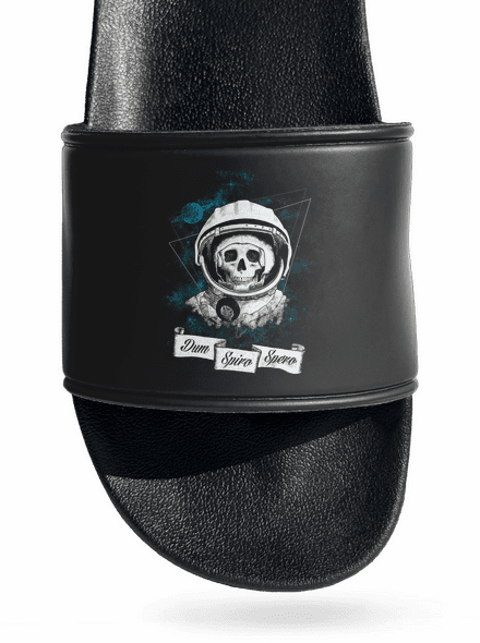 Dum Spiro Spero pantofle Black