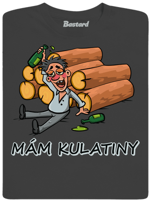 Mám kulatiny pánské dlouhý rukáv Dark Grey