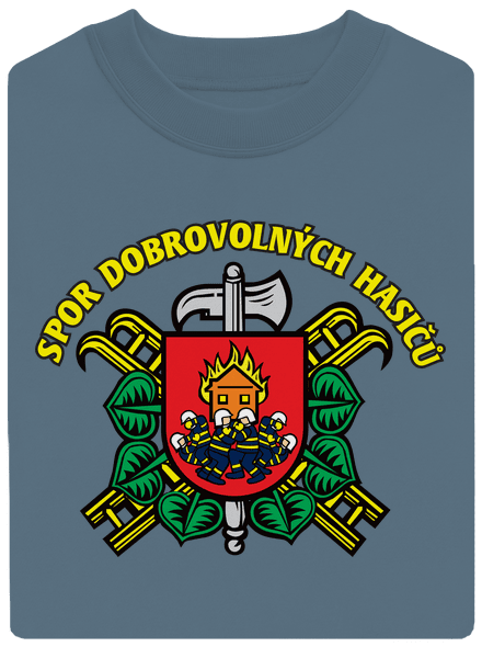 Spor dobrovolných hasičů unisex mikina bez kapuce Nordic Blue