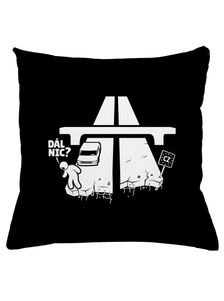 Dál nic polštář Black