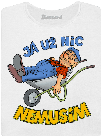 Nemusím dámské tričko White