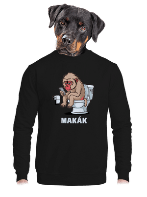 unisex mikina bez kapuce