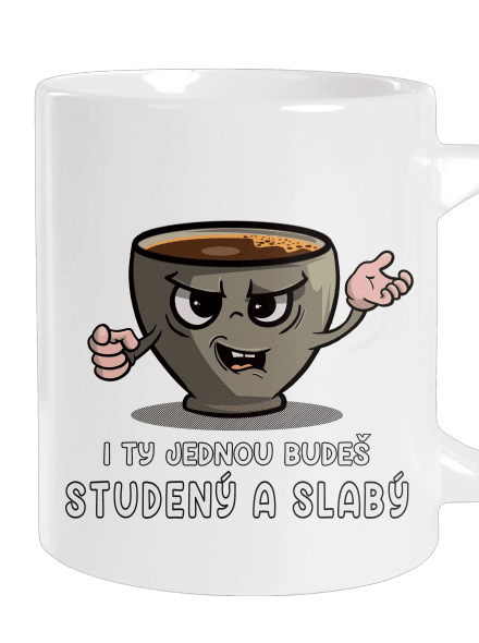 Studená káva velký hrnek White