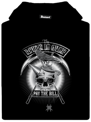 Party is over dětská mikina klokanka Black