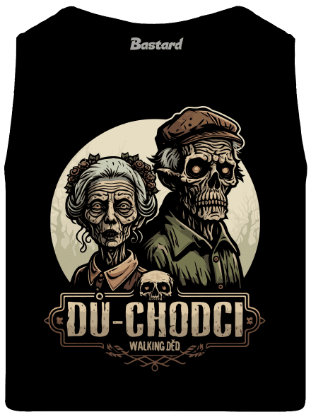 Dů-chodci pánské tílko Black