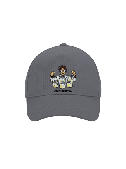 Jsem ředitel kšiltovka baseballka Graphite grey
