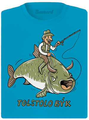 Tolstolobýk dámské sportovní tričko Blue Atol