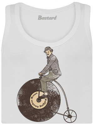 Na čem ujíždíš dámské tílko klasické White