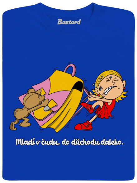 Školačka pánské dlouhý rukáv Royal Blue