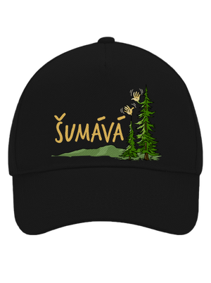 Šumává kšiltovka baseballka Black
