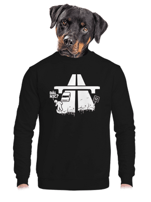 unisex mikina bez kapuce