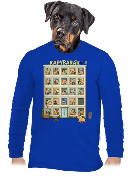 Kapybarák pánské dlouhý rukáv Royal Blue