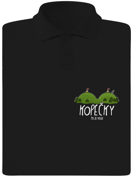 Kopečky pánská polokošile Black