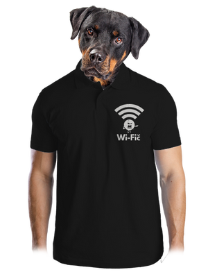 Wifič pánská polokošile Black