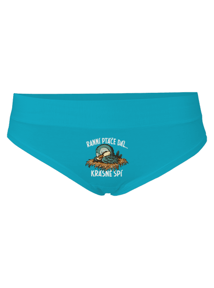 Ranní ptáče spí dámské kalhotky Turquoise