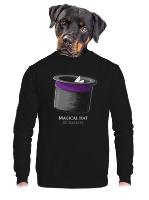 unisex mikina bez kapuce